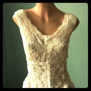 NY Collection Lace Boho Top